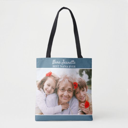 Best Nana Grandma Ever Photo Tote Bag (Voorkant)