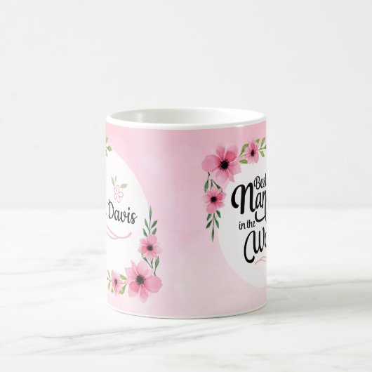 Best Nana in de World Flower Mok (Center)