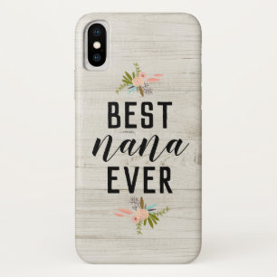 Best Nana Moederdag Floral Farmhouse   Case-Mate iPhone Case