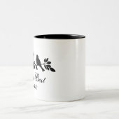 Best Nana sparrows silhouette tak Tweekleurige Koffiemok (Center)