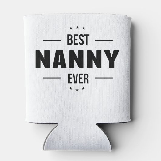 Best Nanny Ever Blikjeskoeler (Achterkant)