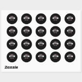 Best Nanny Ever Gift Idee Ronde Sticker (Vel)