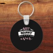 Best Nanny Ever Gift Idee Sleutelhanger (Voorkant)