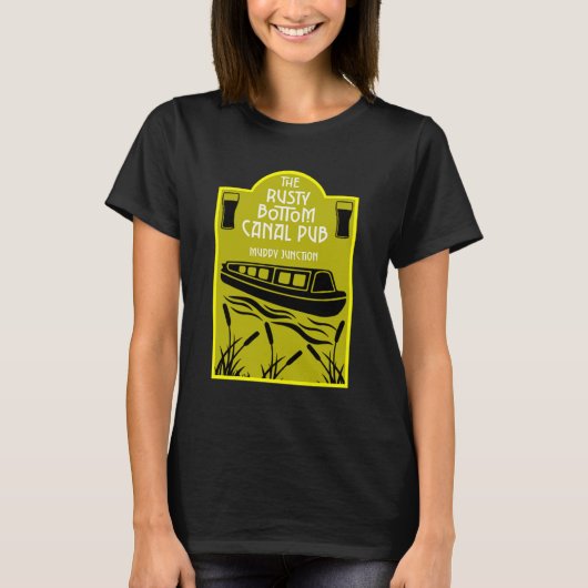 Best Narrowboat Pubs T-Shirt (Voorkant)