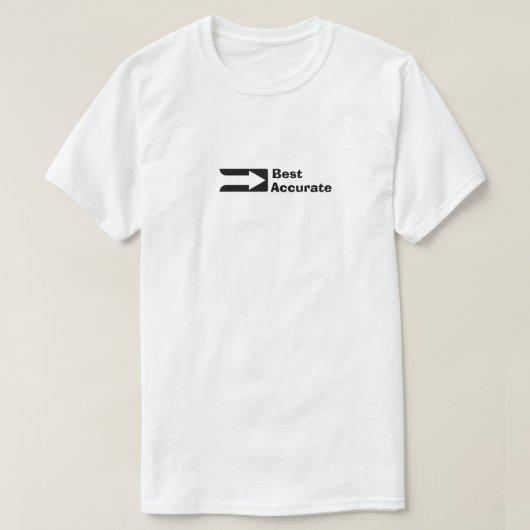 Best nauwkeurig t-shirt (Design voorkant)