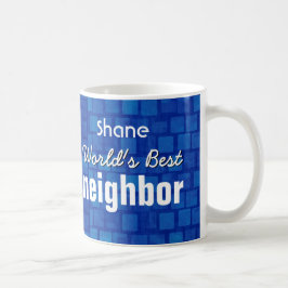 Best NEIGHBOR Blue Mosaic V04 ter wereld Koffiemok