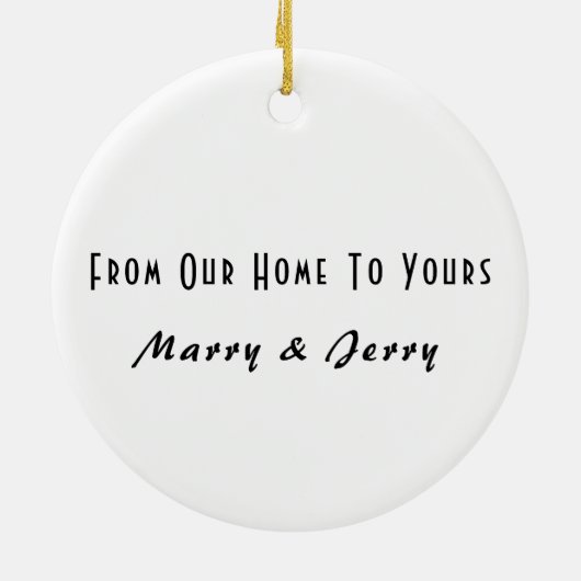 Best Neighbours-editie Keramisch Ornament (Achterkant)