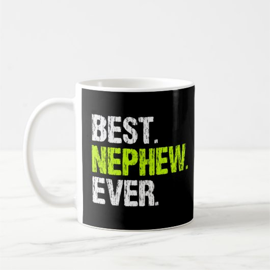 Best Nephew Ever Cool Funny Pullover Koffiemok (Links)