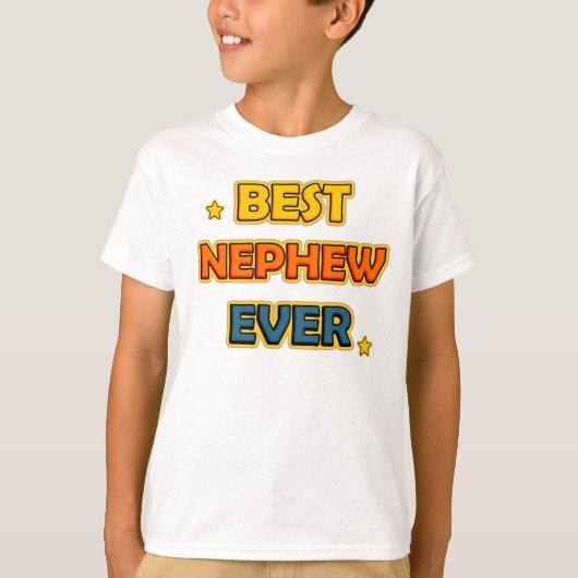 Best Nephew Ever T-shirt (Voorkant)