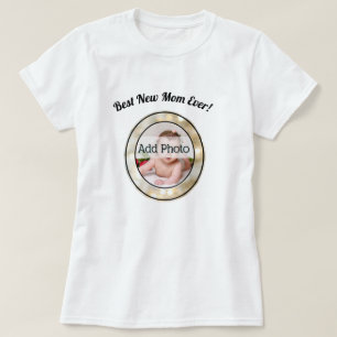Best New Mam/Moeder Family Photo Lijst T-shirt