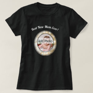 Best New Mam/Moeder Family Photo Lijst T-shirt