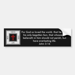 Best News Ever John 3:16 Bumpersticker