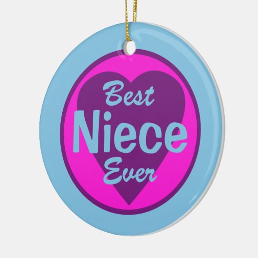 Best Niece Ever Personalized Ornament (Links)