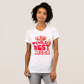 Best NIECE Red Crown and Stars V08 T-shirt (Voorkant volledig)