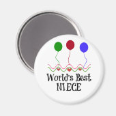 Best Niece ter wereld Magneet (Voorkant / Achterkant)