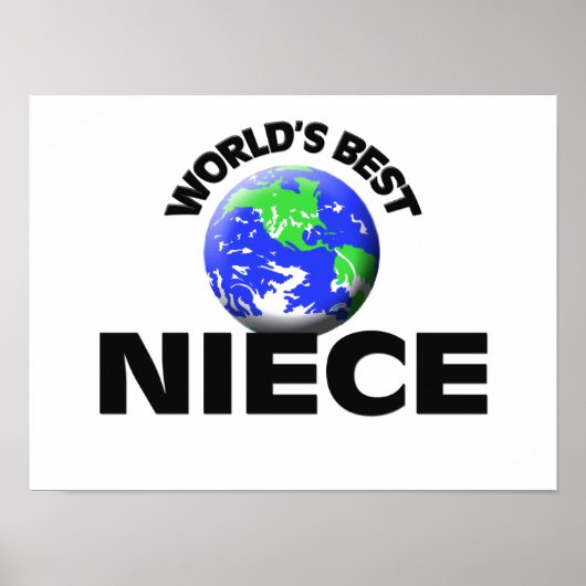 Best Niece ter wereld Poster (Voorkant)