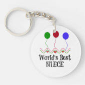 Best Niece ter wereld Sleutelhanger (Voorkant)