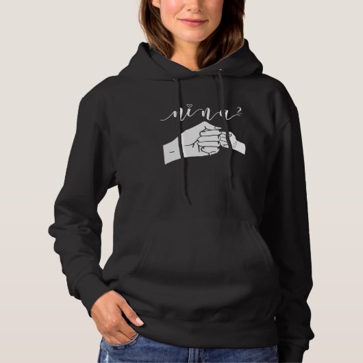 Best Nina Ever Auntie Designs Hoodie (Voorkant)
