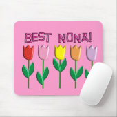 Best Nona Tulips Design Muismat (Met muis)