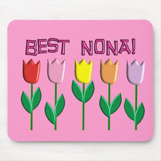 Best Nona Tulips Design Muismat (Voorkant)