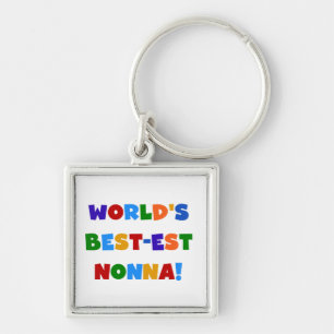 Best Nonna Bright Colors T-shirts en Gift ter were Sleutelhanger
