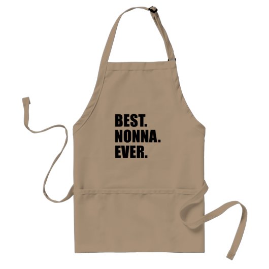 Best Nonna Ever Apron Standaard Schort (Voorkant)