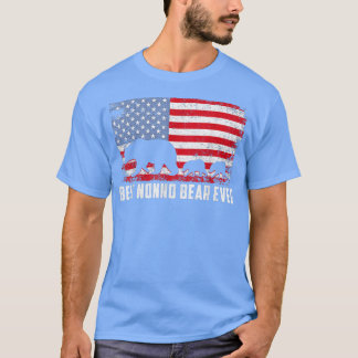 Best Nonno Beer ooit Amerikaanse Vlag Vader's Da T-shirt