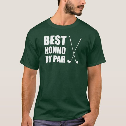 Best Nonno door Par Italiaanse opa Golf T-shirt (Voorkant)