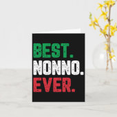 Best Nonno Ever Family Funny Cool Kaart (Gele Bloem)