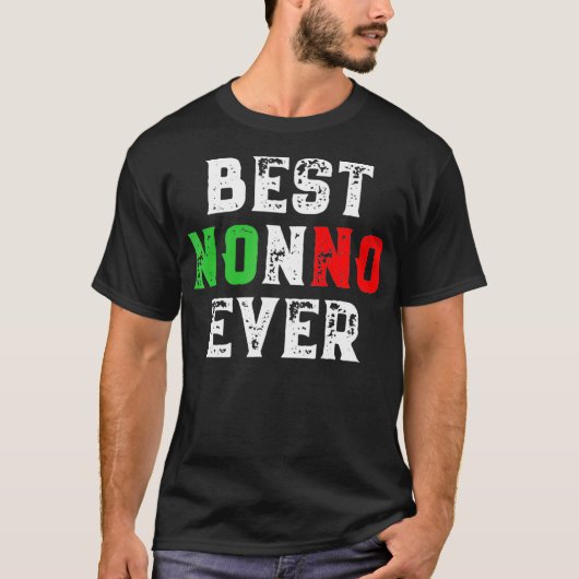 Best Nonno ooit Italiaanse Grandpa Gift T-shirt (Voorkant)