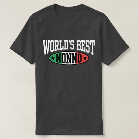 Best Nonno ter wereld T-shirt (Design voorkant)