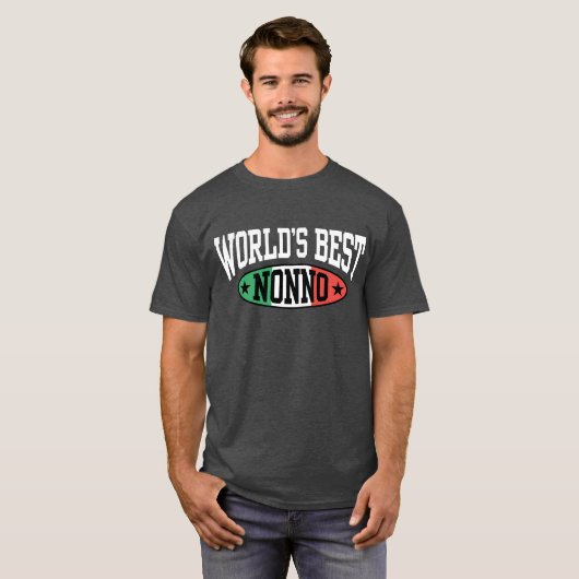 Best Nonno ter wereld T-shirt (Voorkant volledig)