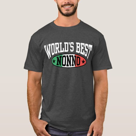 Best Nonno ter wereld T-shirt (Voorkant)