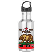 Best Not Poke the Beer - Californië Waterfles (Voorkant)