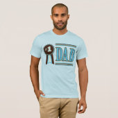 Best / Nummer één pap Vaderdag T-shirt (Voorkant volledig)