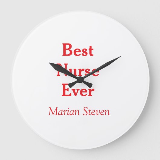 Best nurse ever medical professional paramedical d grote klok (Voorkant)