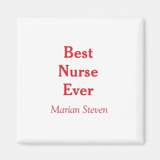 Best nurse ever medical professional paramedical d magneet (Voorkant)