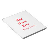 Best nurse ever medical professional paramedical d notitieblok (Schuin)