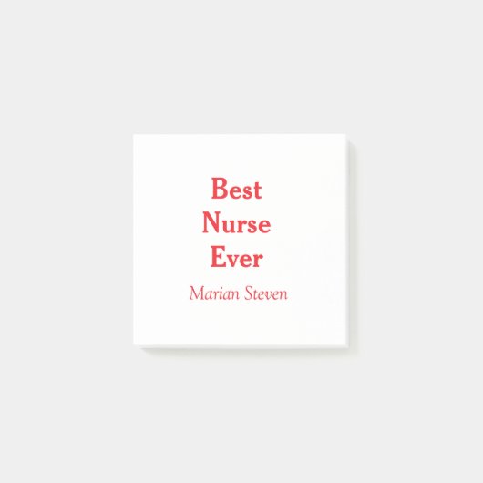Best nurse ever medical professional paramedical d post-it® notes (Voorkant)