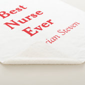 Best nurse ever medical professional paramedical d sherpa deken (3/4)