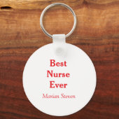 Best nurse ever medical professional paramedical d sleutelhanger (Achterkant)