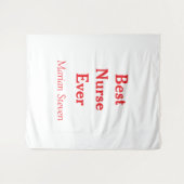 Best nurse ever medical professional paramedical d wandkleed (Voorkant (horizontaal))