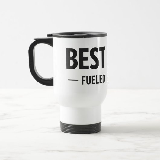 Best Nurse Fueled by Coffee Travel Mug Reisbeker (Links)
