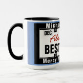 Best Nurse Mok Funny License Bord (Links)