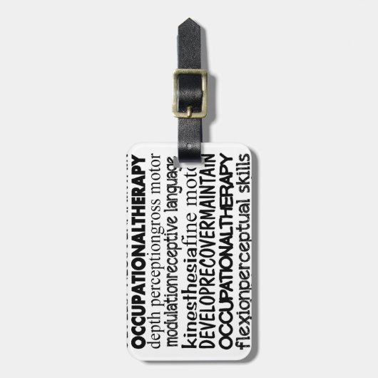 Best Occupational Therapy Gifts Bagagelabel (Voorkant verticaal)