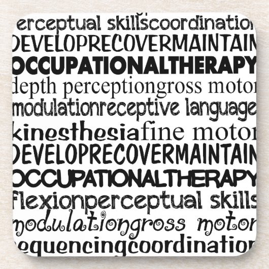 Best Occupational Therapy Gifts Drankjes Onderzetter (Voorkant)