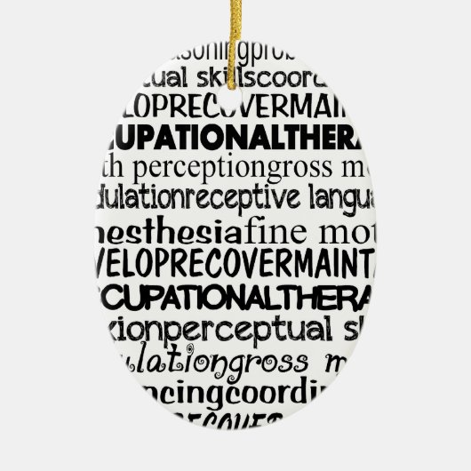 Best Occupational Therapy Gifts Keramisch Ornament (Voorkant)
