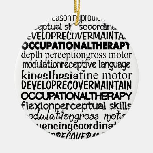 Best Occupational Therapy Gifts Keramisch Ornament (Voorkant)