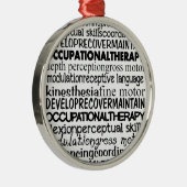 Best Occupational Therapy Gifts Metalen Ornament (Rechts)