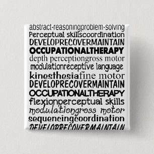 Best Occupational Therapy Gifts Vierkante Button 5,1 Cm
